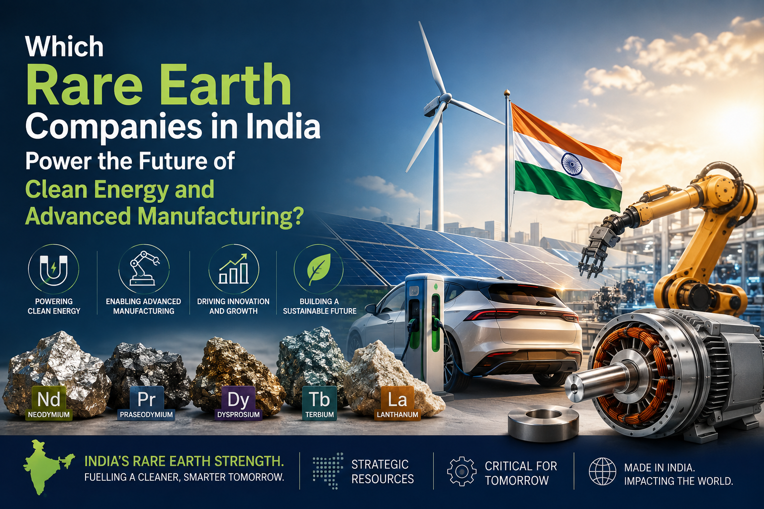 Which Rare Earth Companies in India Power the Future of Clean Energy and Advanced Manufacturing