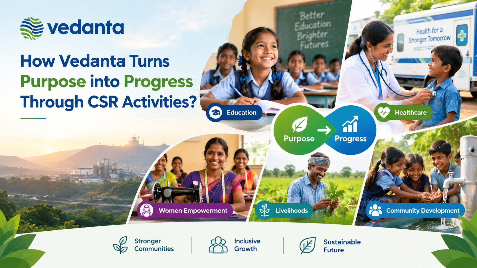 How Vedanta Turns Purpose into Progress Through CSR Activities